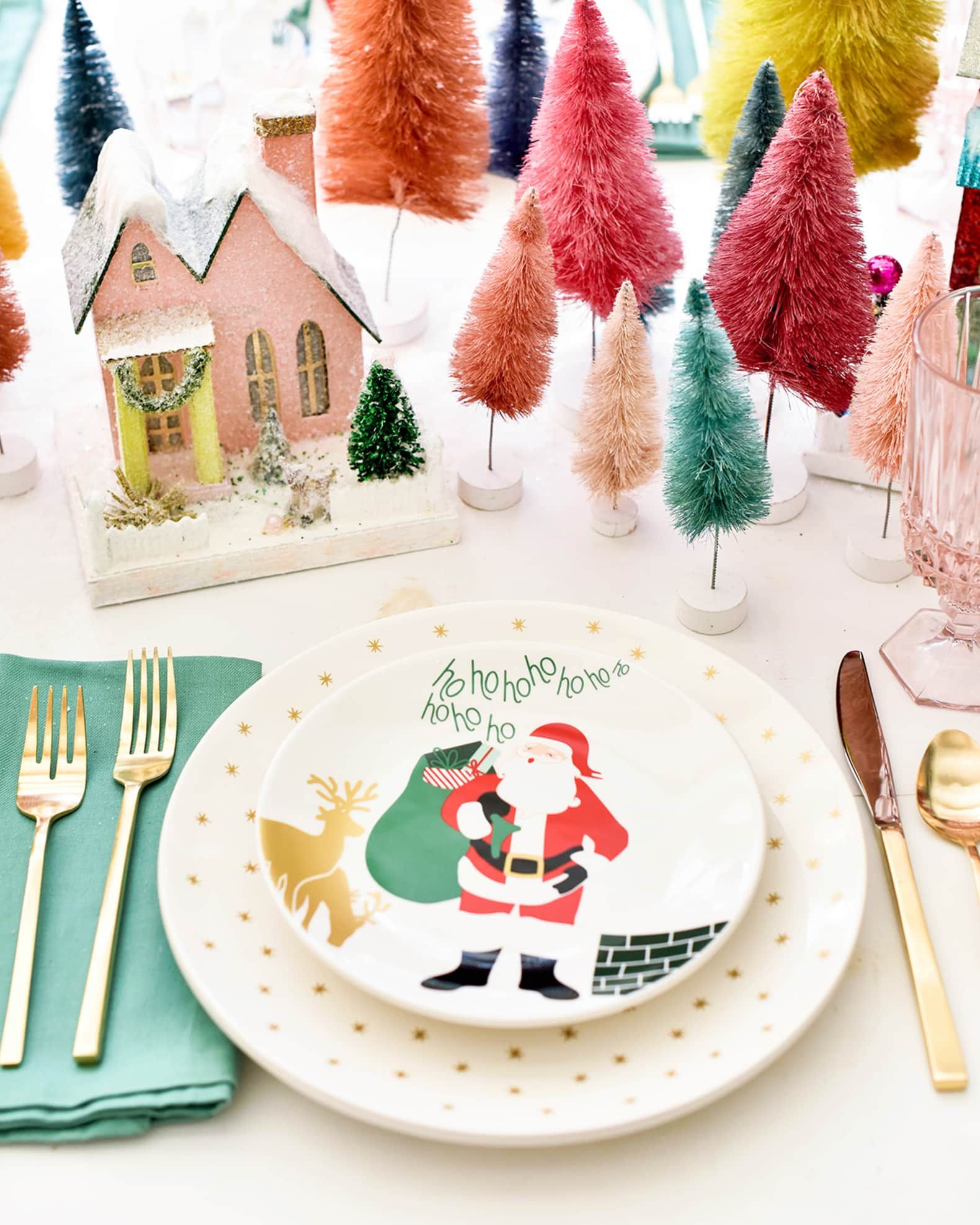 Coton Colors Christmas in the Village Rooftop Salad Plate