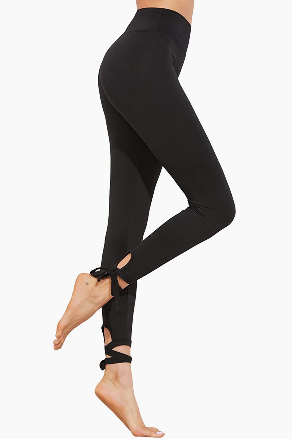 SweatyRocks Leggings Women Yoga Workout Pants High Waist Cutout Tights ,  Black , X-Small : Clothing, Shoes & Jewelry 