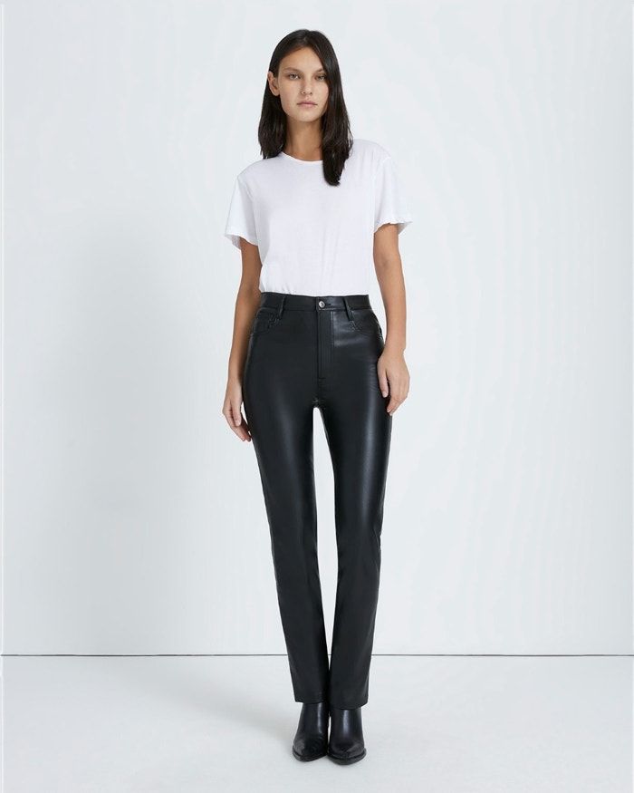 NutEmperor - WIDE PU LEATHER PANT-