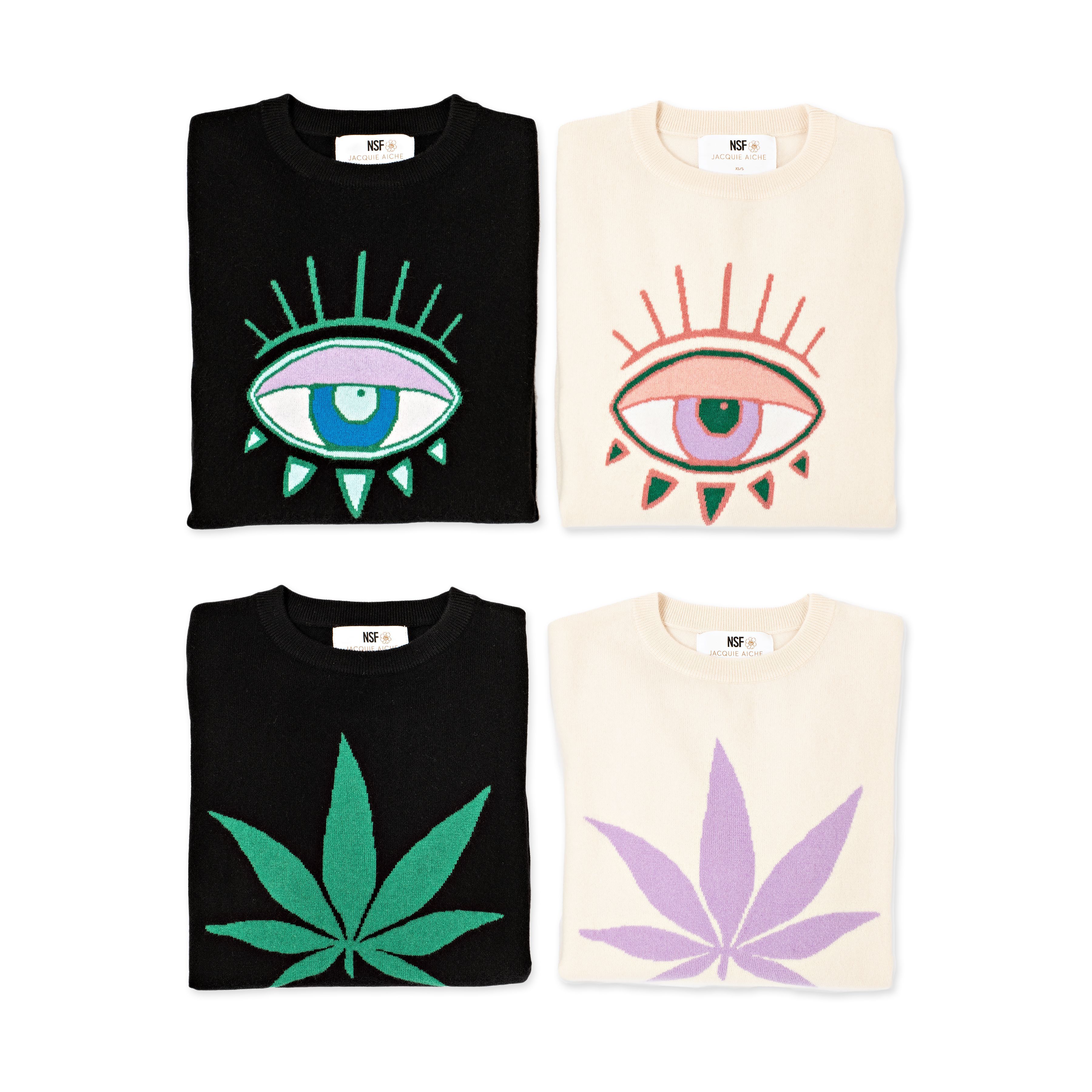 Jacquie Aiche and NSF Continue Partnership With Trippy Sweaters