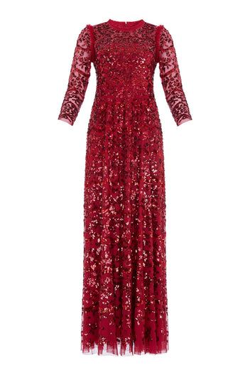 See Kate Middleton Shine in a Red Sequined Gown Ahead of Christmas ...