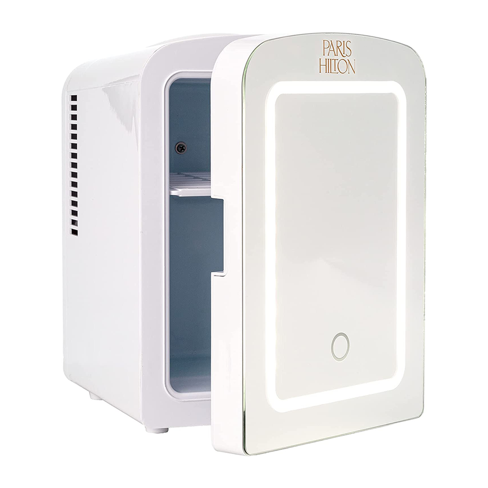 AstroAI 4 Liter/6 Can Portable Mini Fridge, Small Refrigerator,Mini Refrigerator, AC/DC, Pink Color