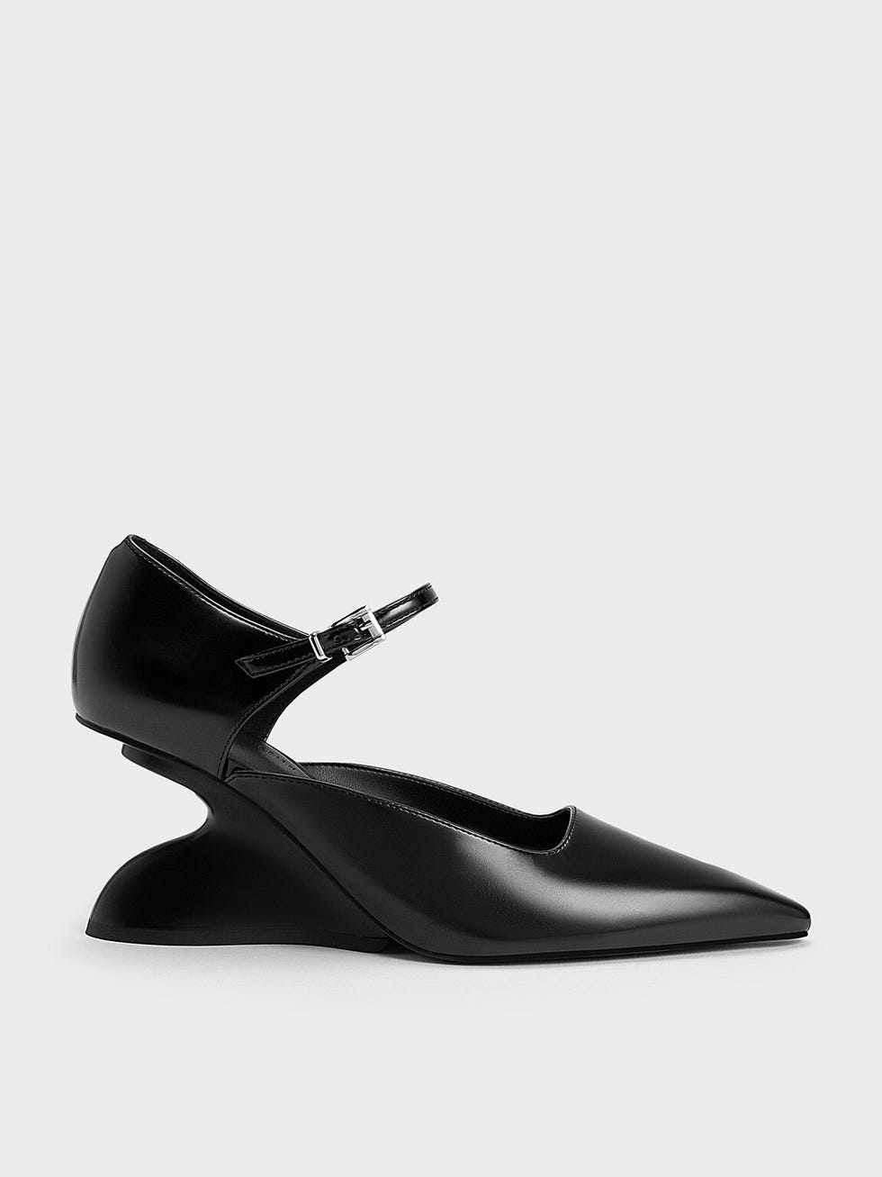 Zania Sculptural D'Orsay Wedges 