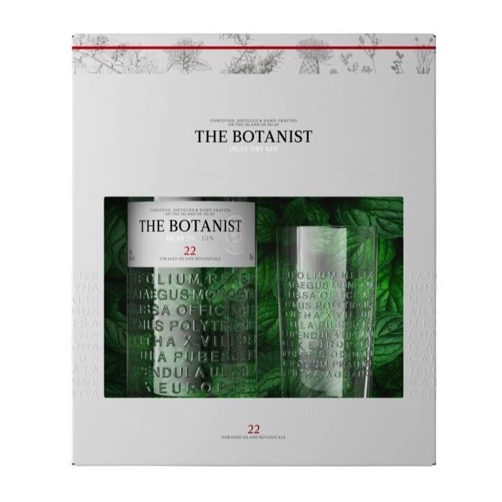 The Botanist Gin Gift Set with Highball Glass