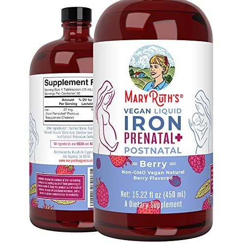 Vegan Liquid Iron Supplement Prenatal + Postnatal
