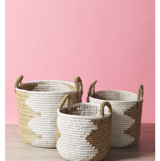 Mendong Grass And Raffia Basket Collection