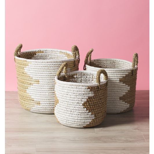 Mendong Grass And Raffia Basket Collection