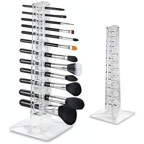 Acrylic Makeup Beauty Brush Organizer & Drying Stand