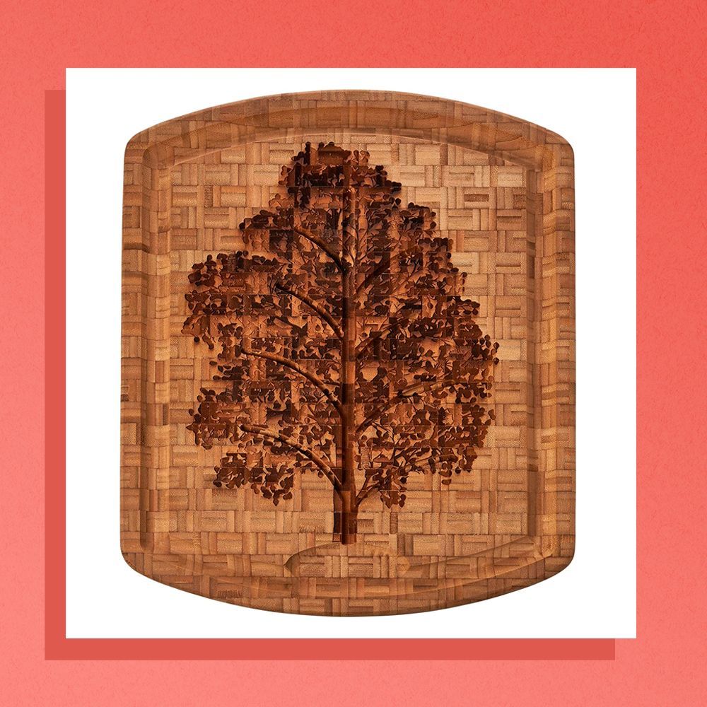 Family Tree Bamboo Carving Board 