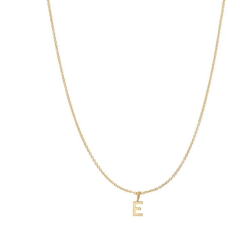 BYCHARI Initial Pendant Necklace 