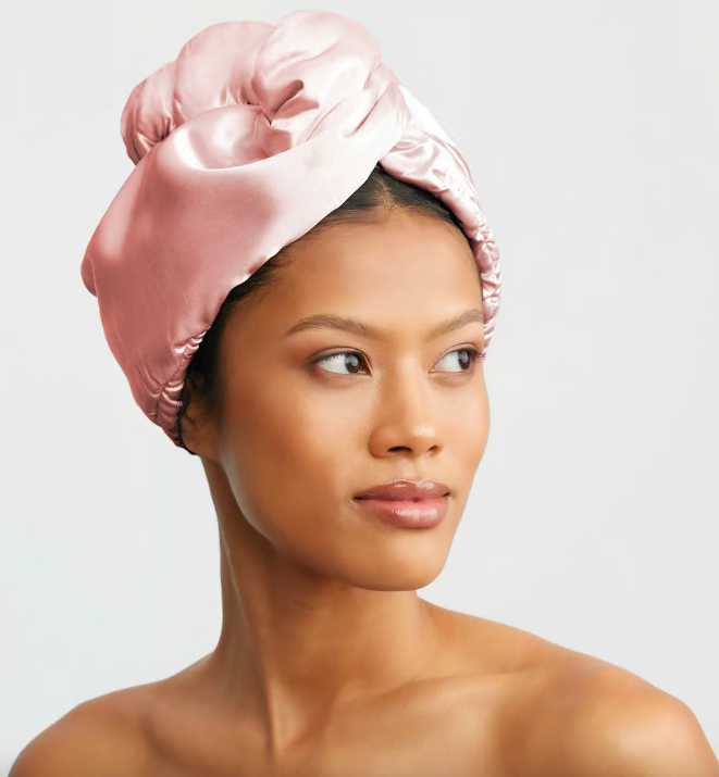 Kitsch Satin-Wrapped Hair Towel