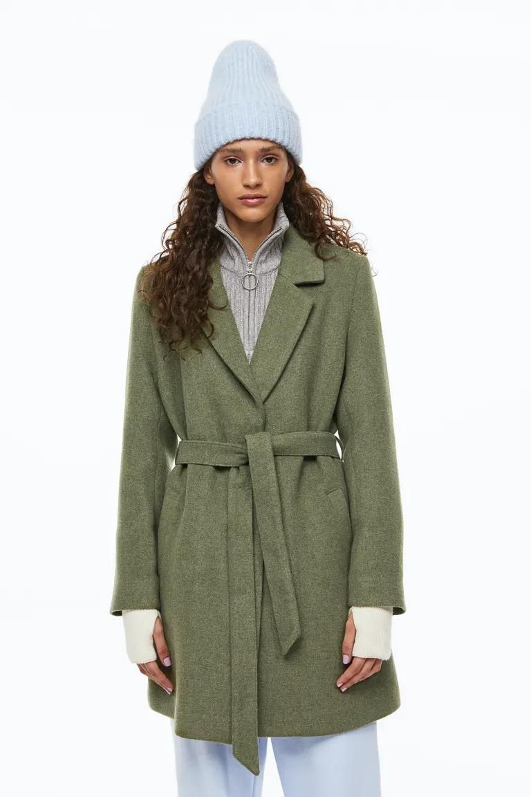 H&m on sale wrap coat