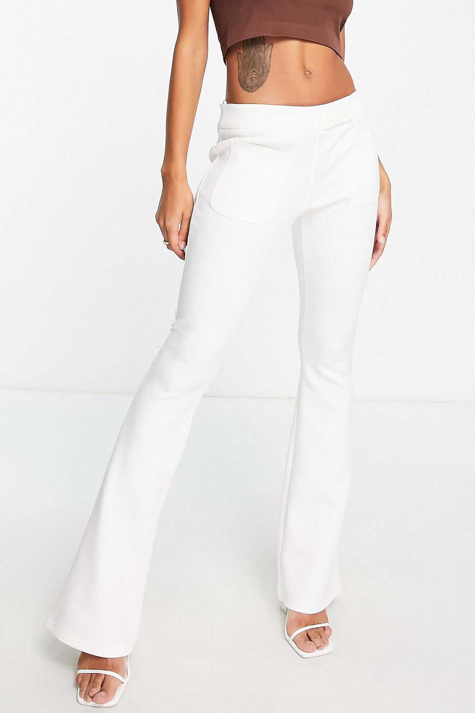 Windy White Flare Jeans