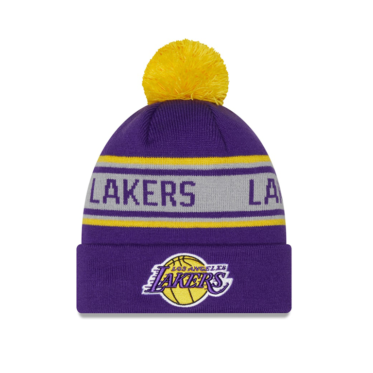 Los Angeles Lakers New Era Knit Hat