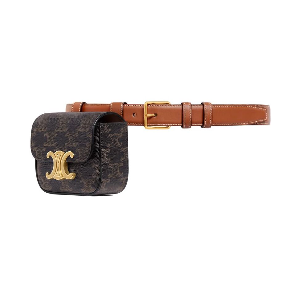 Louis Vuitton Leather Camera Belt Bag