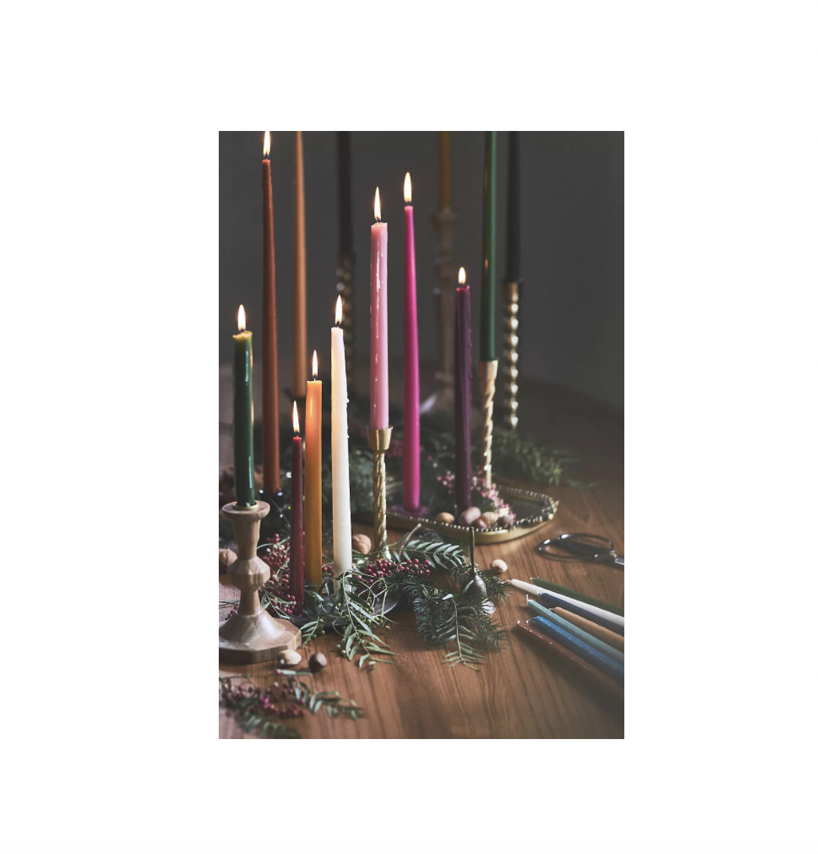 Anthropologie 18" Classic Taper Candles — Set of 4
