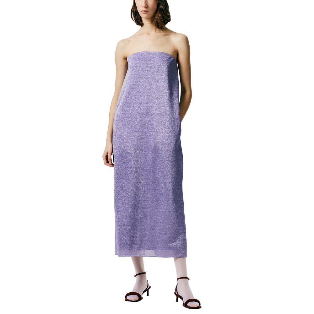 Lurex Haze Strapless Dress