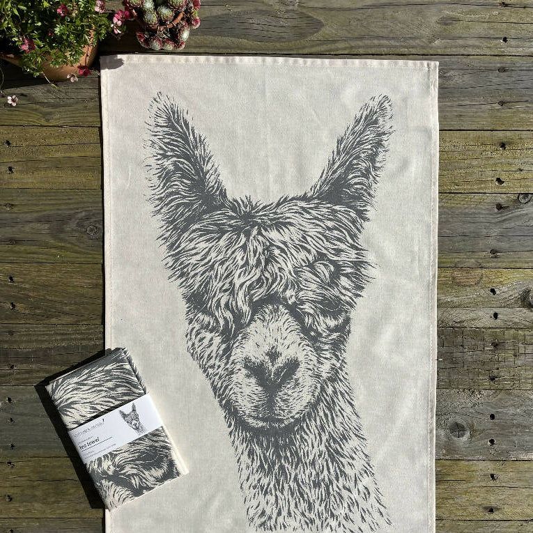 Alpaca Tea Towel