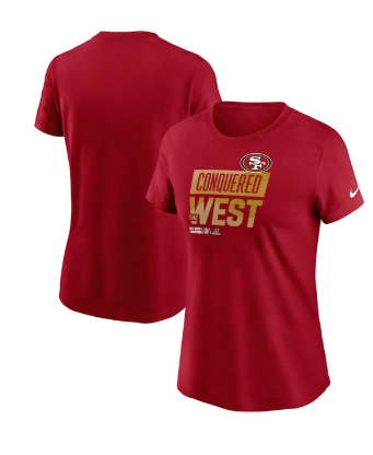 49ers NFC West Champions shirts and hats are on sale now