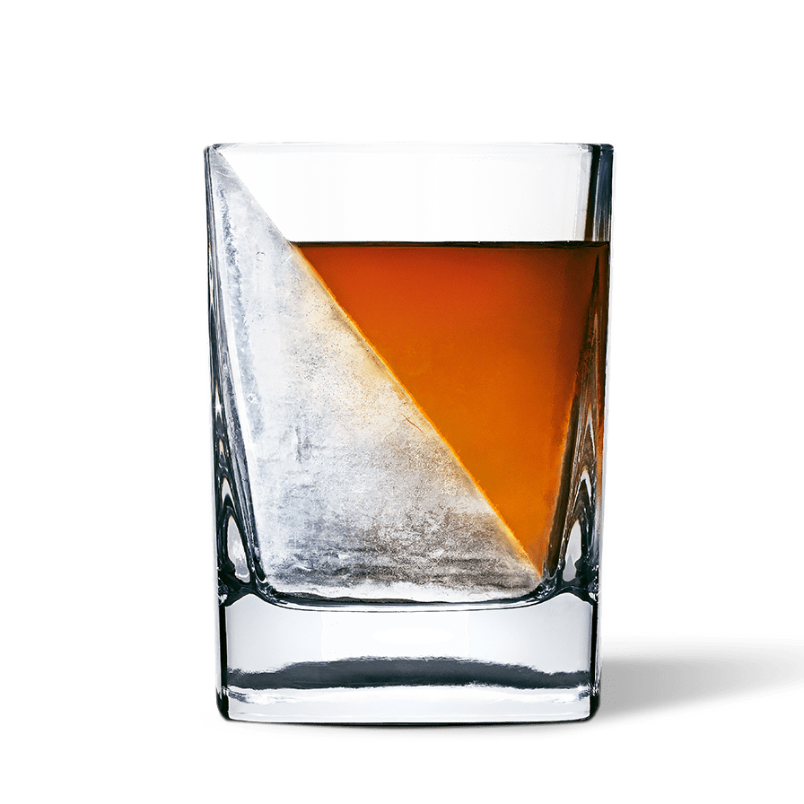 Ice Wedge Whiskey Glass