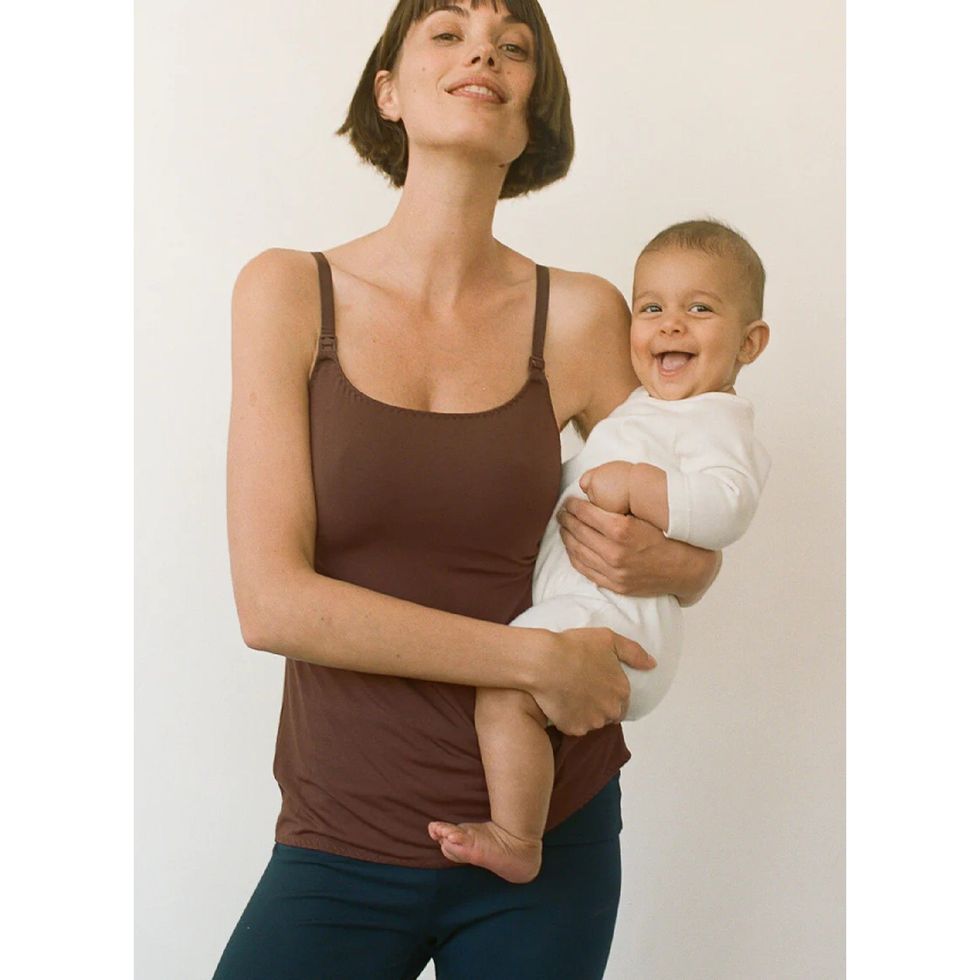 Naked Nursing Tank The Open Busted Breastfeeding Tank Top, Layering Cami &  Maternity Undershirt - Bamboo/Cotton : : Clothing, Shoes 