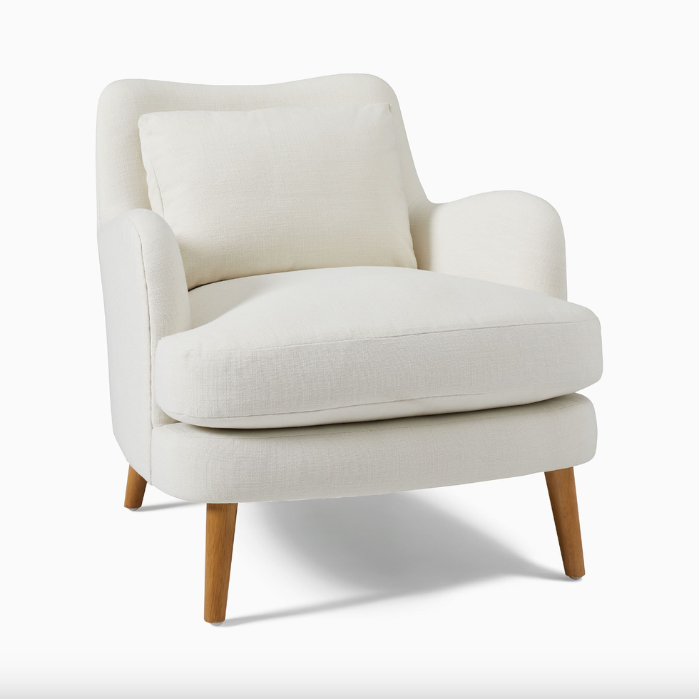 West elm accent online chair