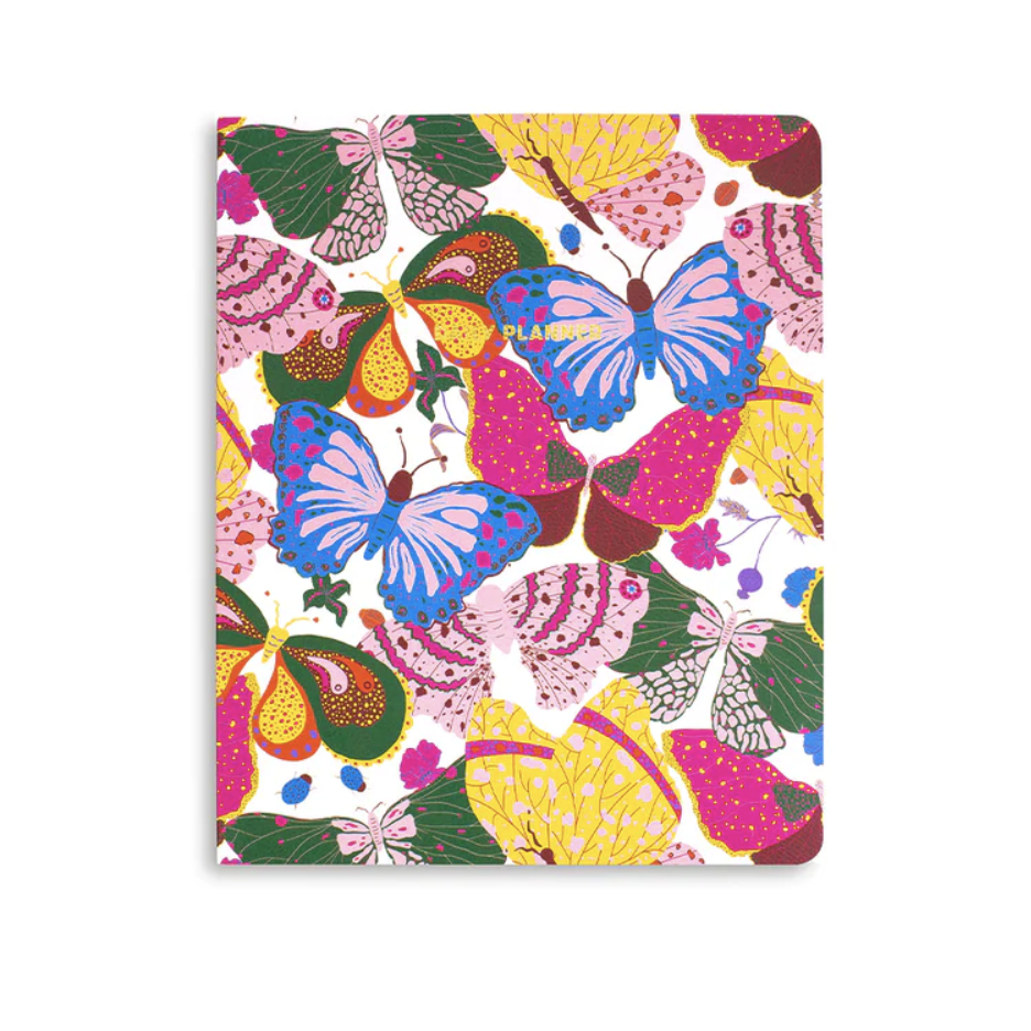 To Do Planner - Berry Butterfly White