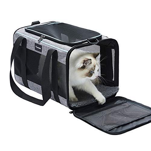 BurgeonNest Cat Carriers for Medium Cats Under 25 lbs, Pet Carrier for Cats