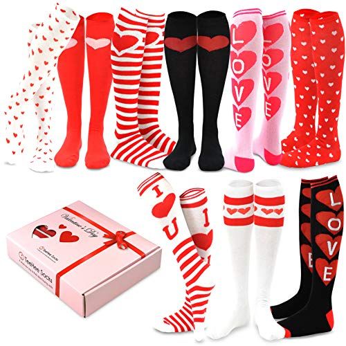 Valentines Day Knee Socks