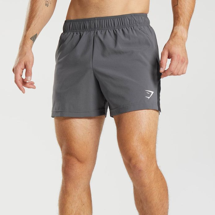 Gymshark Arrival 5 Shorts - Silhouette Grey