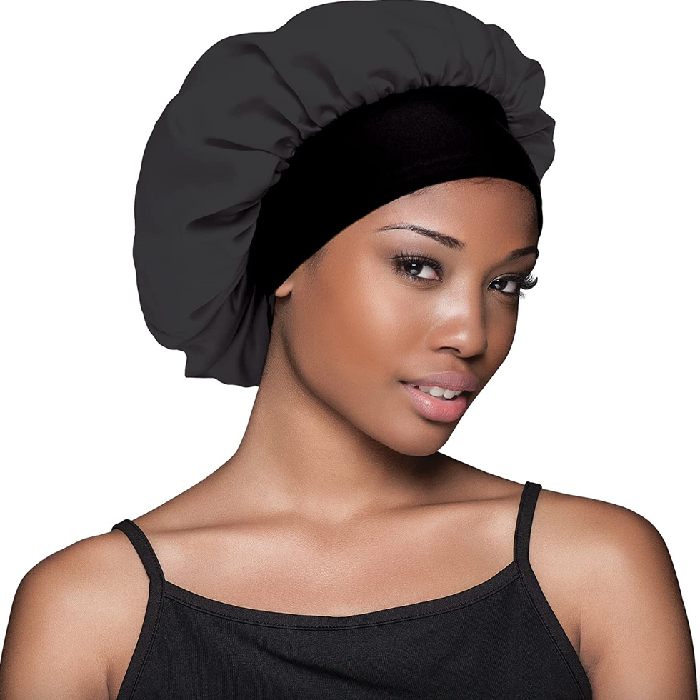 Satin Lined Sleeping Bonnet - Healthy Hair No Frizz Bonnet