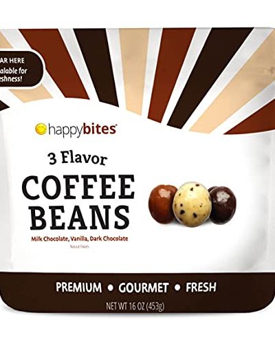 Happy Bites 3 Flavor Covered Coffee Beans 