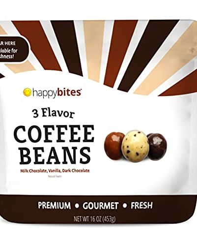 Happy Bites 3 Flavor Covered Coffee Beans 