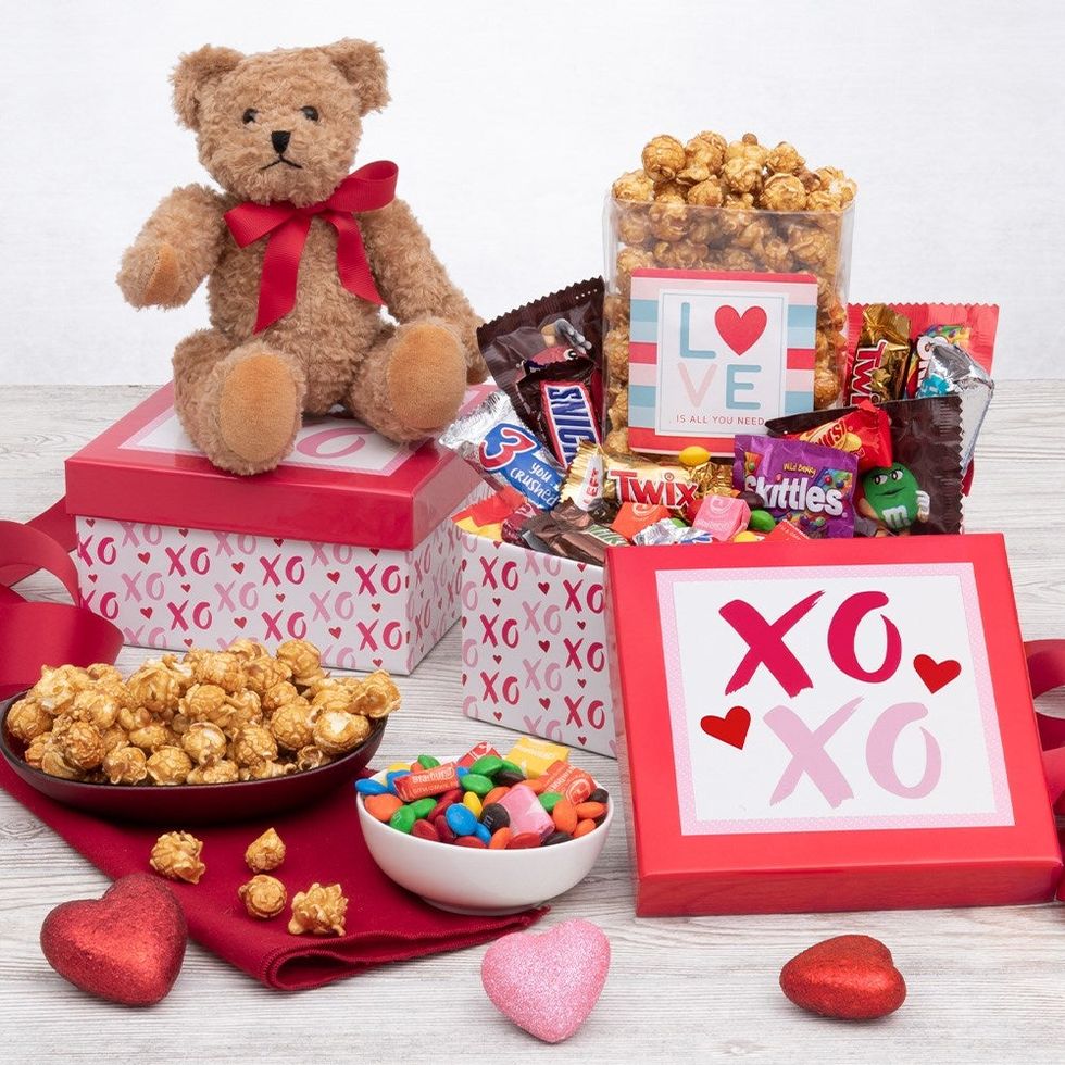 Valentine Wishes: Valentine's Day Gift Basket by Gift Baskets Etc