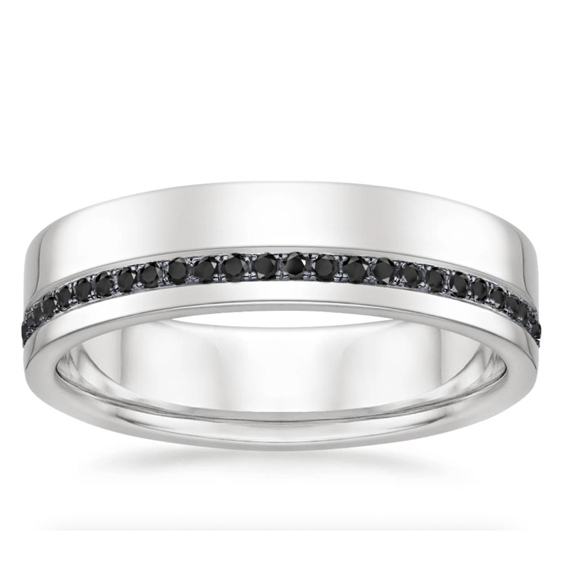 Austin Black Diamond Wedding Ring
