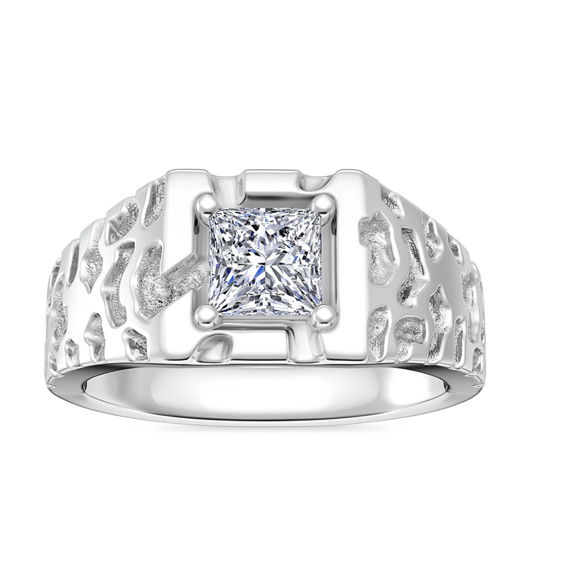 Men's Nugget Engagement Ring Men's Nugget Engagement Ring