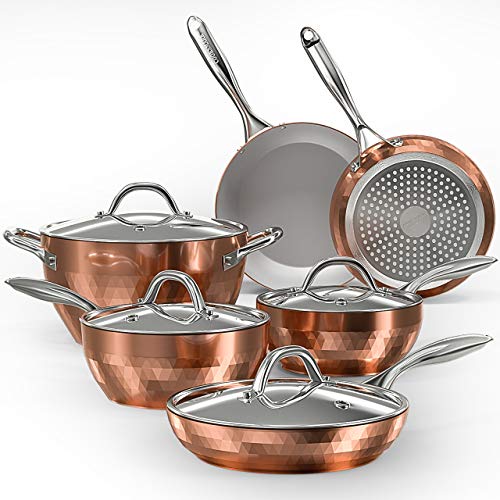 Cooksmark Ceramic Nonstick Cookware Set 