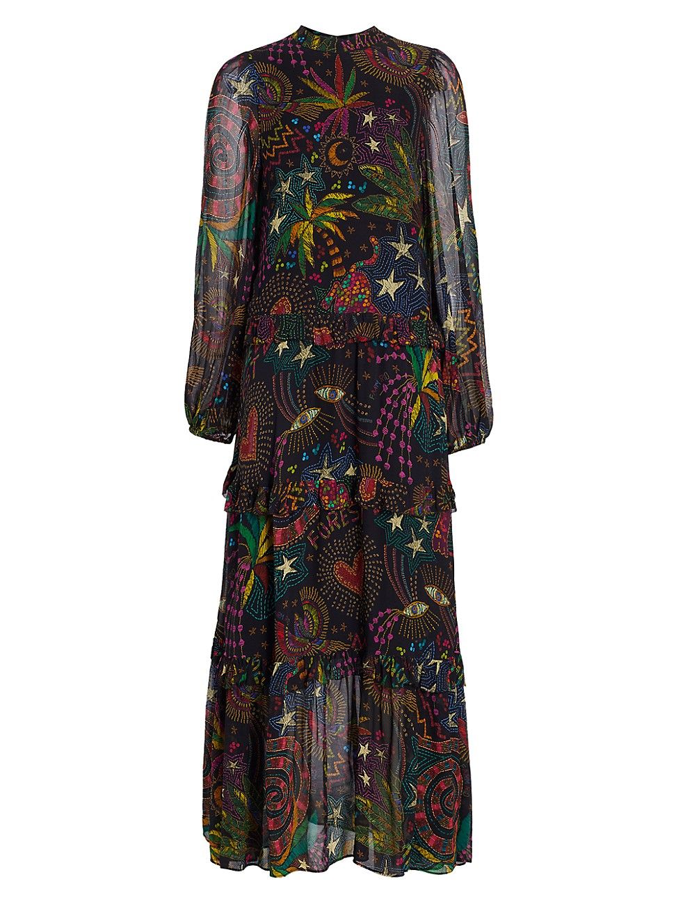 Amazonia Printed Maxi Dress 