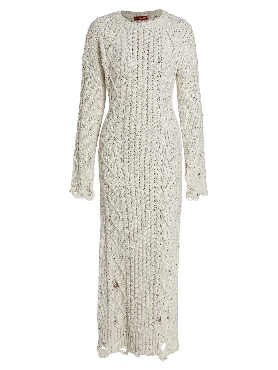 Quincy Cable-Knit Maxi Dress