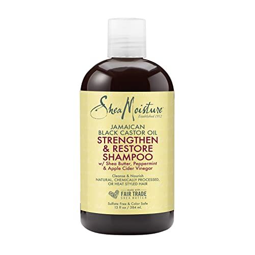 Strengthen and Restore Shampoo for Damaged Hair 100% Pure Jamaican Black Castor Oil
