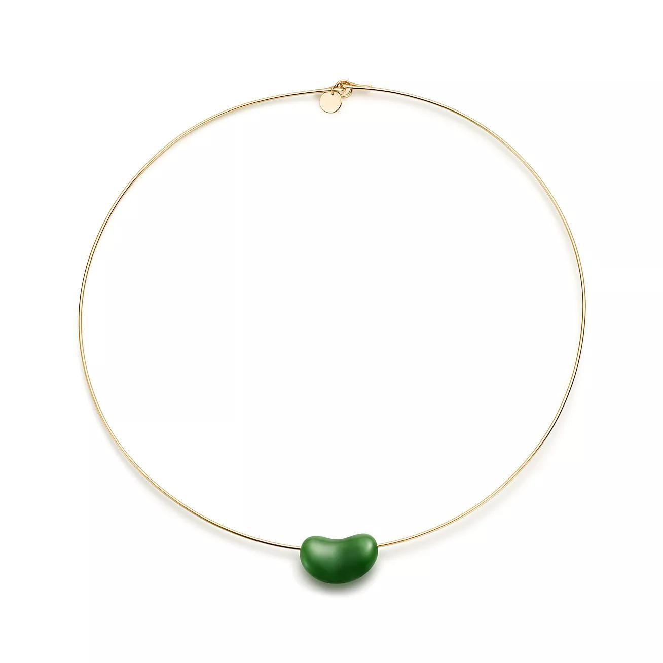 A fine jewelry classic reimagined as a jade-embellished choker felt especially right for 2022.