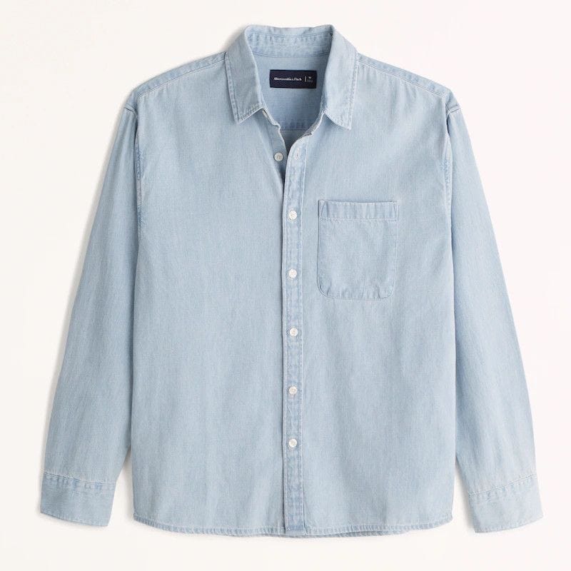 Relaxed Denim Shirt Jacket