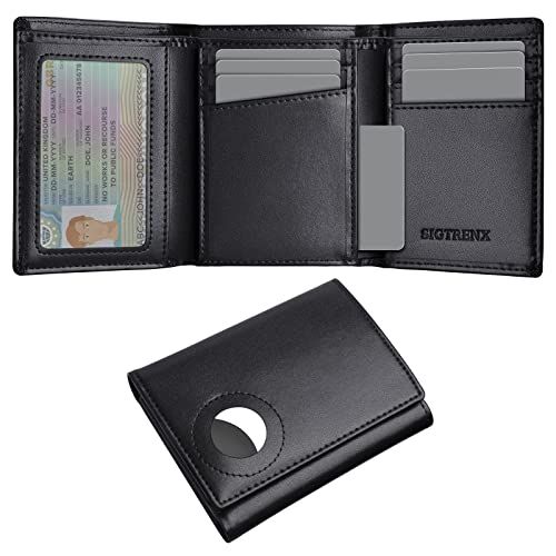  HLHGR Wallet Case Holder for Airtag,Slim Thin Card Case Holder  for Apple AirTag Size of a Credit Card for Purse, Handbag, Clutch (Black) :  Electronics