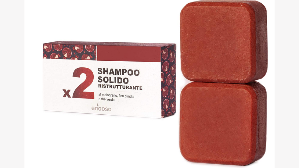 ENOOSO Shampoo solido bio ristrutturante e nutriente al melograno