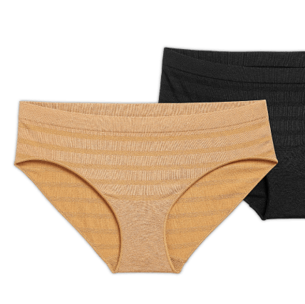 Women's Active No Show Hipster 3-Pack