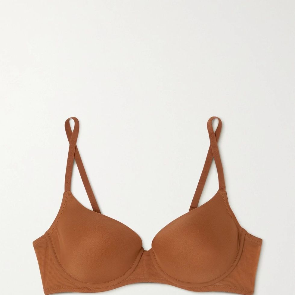 Aerie Real Sunnie Wireless Lightly Lined Bra Tan Size 40 D - $16
