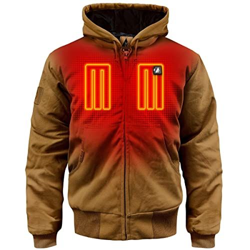 Mens heated sale jackets