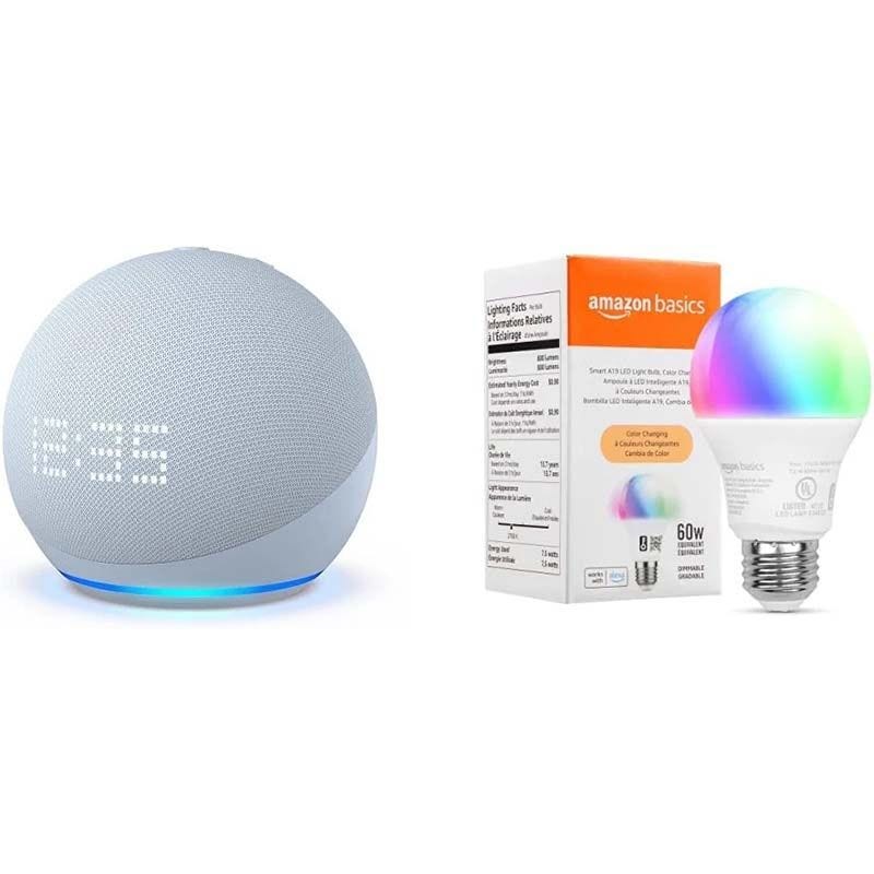 Echo Dot and Smart Bulb Bundle