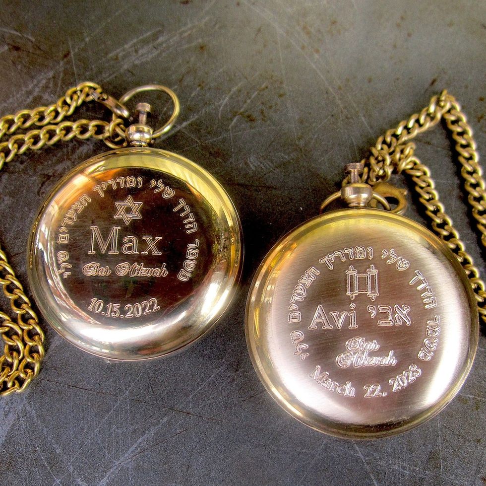 Engraved Brass Compass