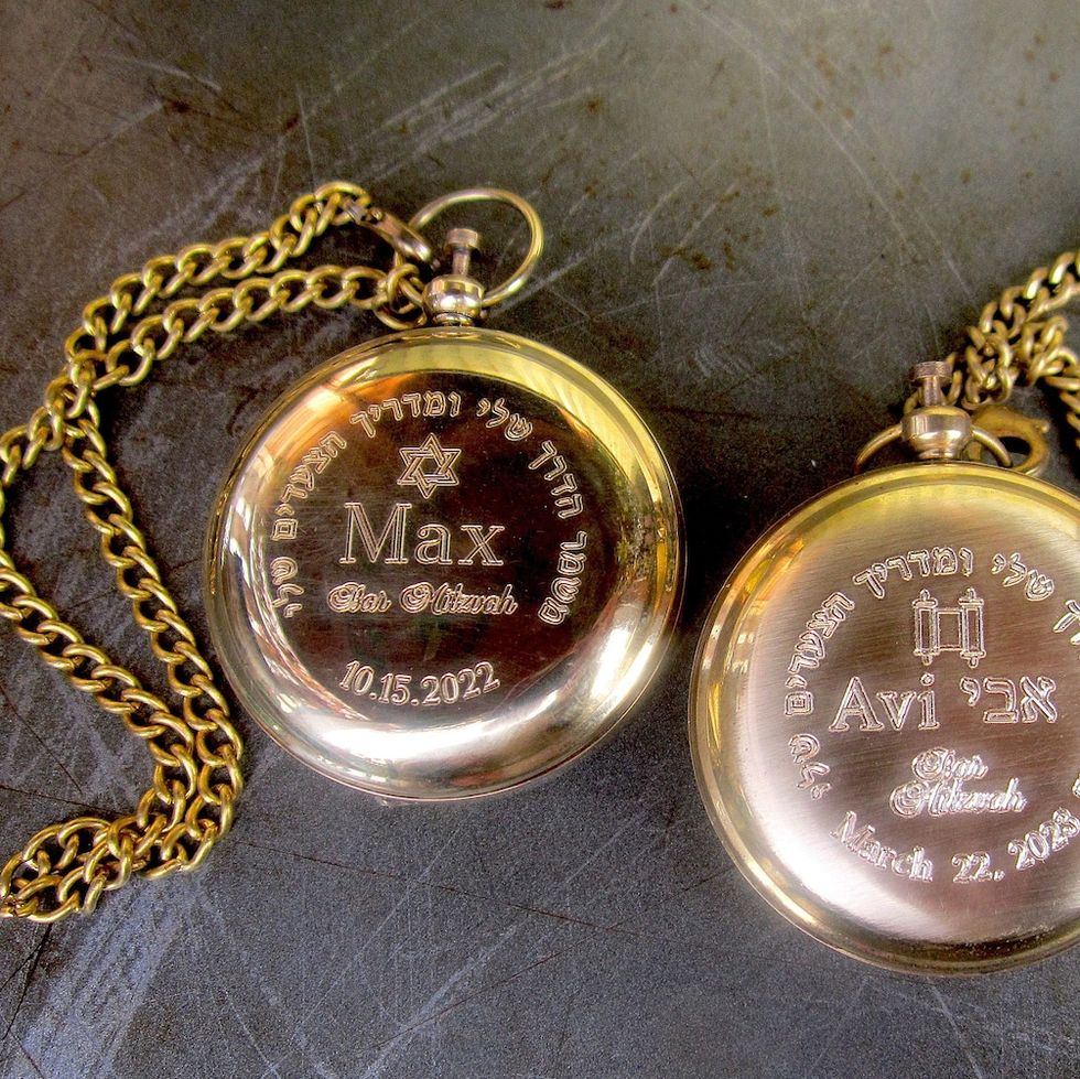 Engraved Brass Compass